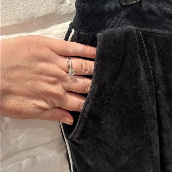 WOMENS NIKE NSW VELOUR HERITAGE PANTS - Picture 7 of 14